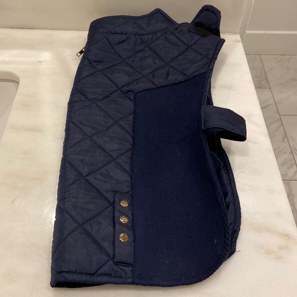 Top Paw Other - Dog Jacket Navy Quilted Jacket